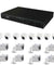 Honeywell 16 Channel 2 SATA AHD DVR with 16 PCS 2MP Metal HD Camera Combo, STCSOFF0003