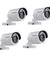 Hikvision 2MP Super Eco Mini Night Vision Bullet Camera, DS-1ADOTIPECO, (4 Pieces)