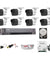 Hikvision 5MP Ultra HD 8 Pcs Bullet Camera, 8 Channel DVR with Usewell Accessories