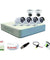 Hikvision 1080P White Hd Cctv Camera With Speedlink Cable & Power Supply Surveillance Kit