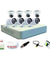 Hikvision 8 Channel Dvr With 4 Bullet & 4 Dome Cctv Camera With Speedlink Cable & Power Supply Surveillance Kit