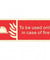 Infernocart To Be Used Only In Case Of Fire Sign Board Set of 5