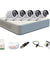 Hikvision 8 Channel Dvr With 5 Bullet Cctv Camera With Speedlink Cable & Power Supply Surveillance Kit