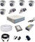 Hikvision Ultra HD 2MP Cameras Combo Kit 8CH HD DVR, 5 Dome, 2 Bullet Camera, 1 TB Hard Disk, Wire Roll, Power Supply with Connectors
