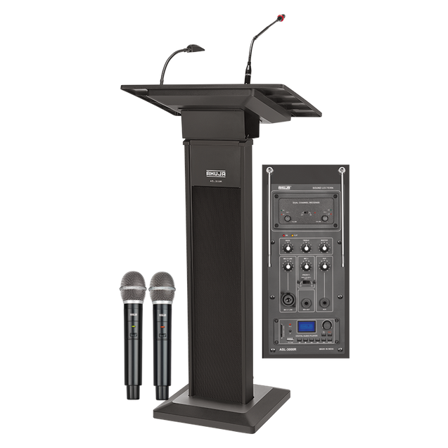 Ahuja Portable PA Lectern System Model ASL-3000R