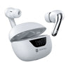 Portronics Harmonics Twins 28 Ear Earbuds with Smart Touch Control, 50 Hours Playback, Quad Mic ENC, Low Latency, 13mm Dynamic Driver, IPX 5 Water Resistant, Fast Type C Charging(White))