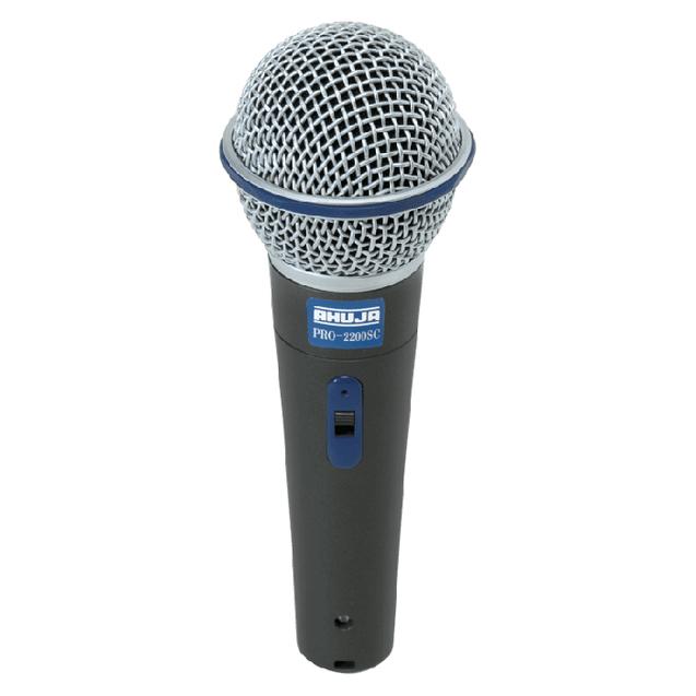 Ahuja Microphones Supercardioid Dynamic PRO-2200SC