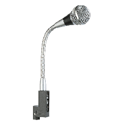Ahuja PA Gooseneck Microphone  AGN-500 Microphone : Infernocart.com