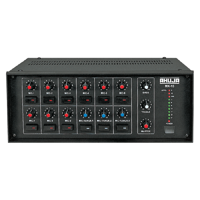Ahuja PA Audio Mixers Model MX-15