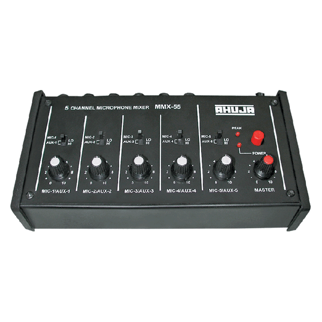 Ahuja PA Audio Mixers Model MMX-55
