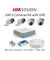 Hikvision 4 Cameras 1MP with 4 Channel DVR Combo Kit