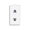 Greatwhite Fiana 6A White 2 Pin F/R Socket, 20231-Wh (Pack of 20)