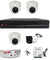 CP Plus 1.3MP 3 Dome & Bullet White & Black HD Camera with 4 Channel 720P DVR Kit, CP PLUS 4CHD3D1B