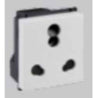 Crabtree Murano 6A 5 Pin White Socket, ACUKPXW065 (Pack of 10)