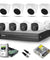 Dahua 5MP 4 Pcs Dome & 4 Pcs Bullet Camera, 8 Channel XVR & 1TB Surveillance Hard Disc Kit with SMPS, BNC & DC Connector