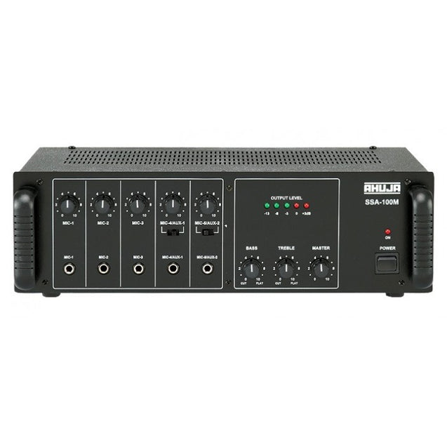 Ahuja PA Mixer Amplifier 100 Watt Model SSA-100M : Infernocart.com