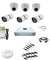 Godrej SeeThru 1MP Full HD CCTV Camera Kit without Hard Disk, Godrej1MP3DOME3BULLET