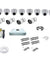 Godrej SeeThru 1080P Full HD White CCTV Camera Kit without Hard Disk, Godrej2MP8DOME4BULLET