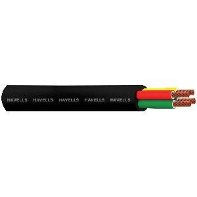 Havells PVC Insulated Flexible Cable 3 Core 100 m 4 Sq.mm WHMFDSKB34X0