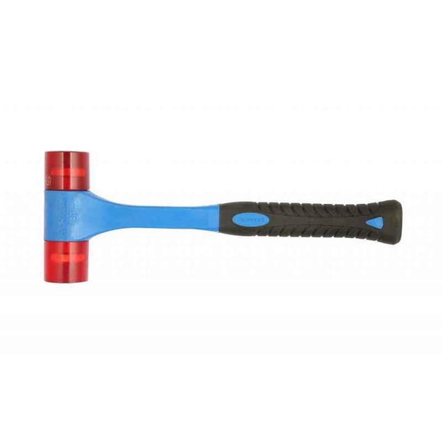 De Neers 30mm DN-30FL Soft Faced Plastic Hammer with Fiberglass Handle