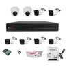 CP Plus Full Hd 4MP Cameras 8 Channel Hd Dvr Combo Kit 6 Bullet & 2 Dome Camera