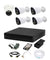 CP Plus 2.4MP White & Black 4 Pcs Bullet & Dome Camera with 8 Channel DVR & Hard Disk Kit