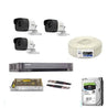 Hikvision 5MP 4 Channel Full Hd Dvr & Camera Combo Kit with 4 Bullet Camera