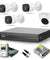 Dahua 5MP Dome CCTV Security Camera, 3 Pcs 5MP Bullet Camera, 4 Channel XVR, SMPS, BNC, DC Connector & 1TB Surveillance Hard Disc Kit