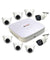 CP Plus White 6 Dome & 2 Bullet Camera with 8 Channel DVR CCTV Camera Surveillance System, CP-8ChD-6IRD&2L2D