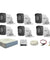 Hikvision 2MP 6 Pcs Outdoor Bullet Camera Set with 8 CH DVR, Co Axial Cable, Power Supply, BNC & DC