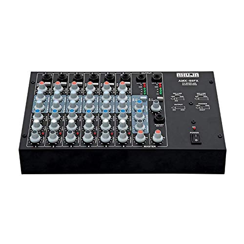 Ahuja 6 Channel PA Audio Mixer Model AMX-65FX