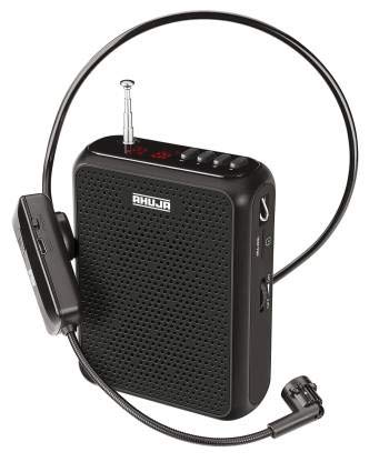 Ahuja Portable Neckband PA System Model NBA-30WL 10 Watt With Bluetooth And Recording