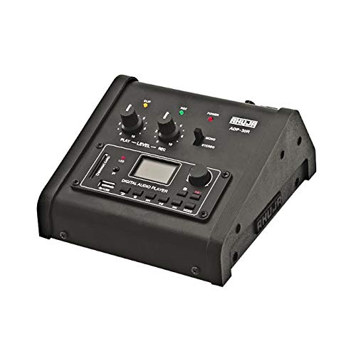 Ahuja Audio Mixer Model ADP-30R with Built-in MP3 Player and Recorder with USB and Bluetooth Inputs