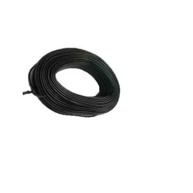 KEI 6 Sqmm Single Core FR Black Copper Unsheathed Flexible Cable, Length: 100 m
