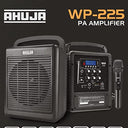 Ahuja Portable PA system WP-225 with Bluetooth