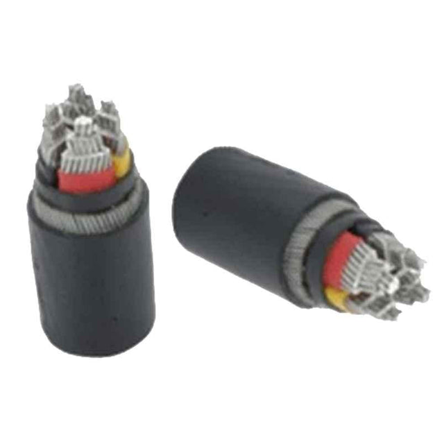 KEI 185 Sqmm 4 Core Aluminum Armoured Power Cable, A2XWY, Length: 100 m