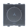 Anchor Penta 100W 2 Module Dura Graphite Black Fan Regulator, 65322B (Pack of 10)