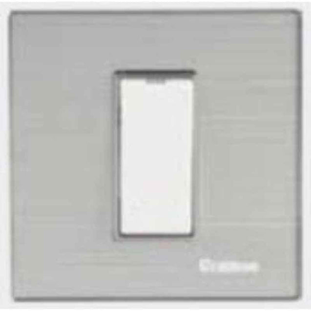 Crabtree Murano 12 Module Steel Grey Azure Modular Combined Plate, ACMPGCGV12