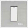 Crabtree Murano 12 Module Steel Grey Azure Modular Combined Plate, ACMPGCGV12