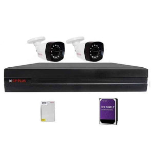 CP Plus 5 MP 4 Channel Dvr Kit With 2 Bullet Cameras