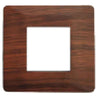 L&T Entice 1 Module Cinnamon Wood Plate, CB91101FA12 (Pack of 15)