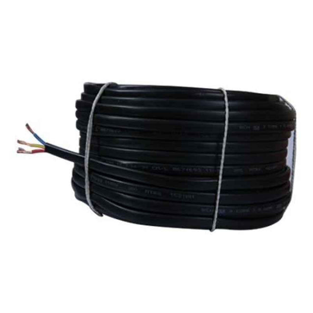 BCH 4 Sqmm 3 Core PVC Insulated CS Sheathed Copper Flat Cable, CS0040BM, Length: 500 m