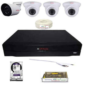 CP Plus Full Hd 4 Channel Dvr & 2.4 MP Night Vision Camera