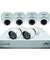 Godrej SeeThru 4 Channel Full HD White CCTV Camera Kit without Hard Disk, 4MP8CH4D2B