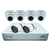Godrej SeeThru 4 Channel Full HD White CCTV Camera Kit without Hard Disk, 4MP8CH4D2B