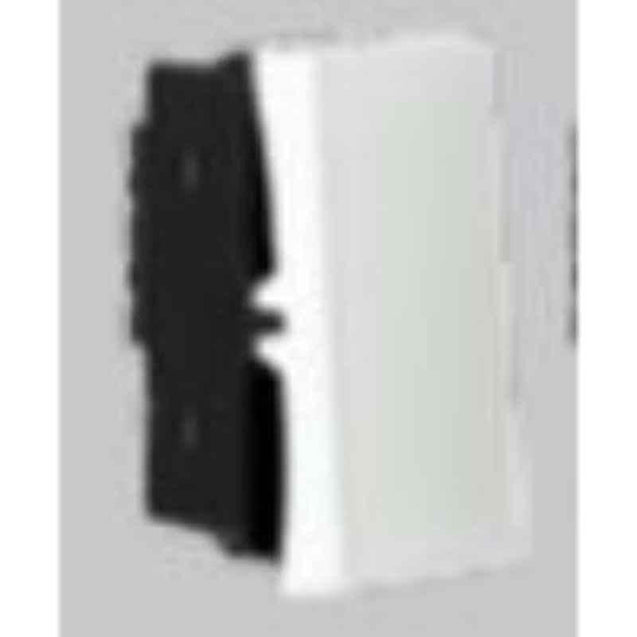 Crabtree Athena 32A 1 Way 2 Module Chalk White Double Pole Switch, ACNSDIA321 (Pack of 10)