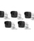 Hikvision 5MP Ultrahd 4K Ir Cctv Bullet Camera, DS-2CE1AHOT-ITPF, (5 Pieces)