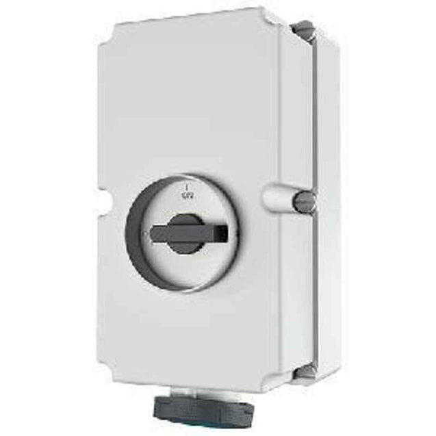 Mennekes 7000 Wall Mounted Receptacle 2 Poles + Earthing 125A