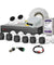 CP Plus 2.4MP 2 Pc Dome Cameras & 6 Pcs Bullet Cameras Set with 8CH DVR, 90m Co-Axial Cable, 2TB HDD, HDMI Cable, BNC & DC, CP-UCK-TD62H-B1