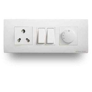 Wipro North West Convex 3-5A Single Phase Motor Starter Switch for 3/4 HP Pump, C 12M01 E (Pack of 20)